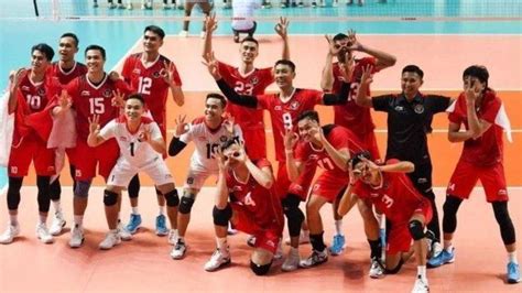 Jadwal AVC Championship 2023 Timnas Voli Putra Indonesia Vs China Dan