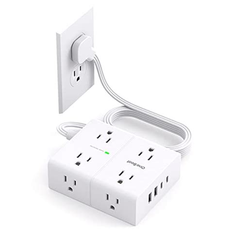 Surge Protector Power Strip 8 Widely Outlets 4 Usb Charging Ports 3 Lowpi