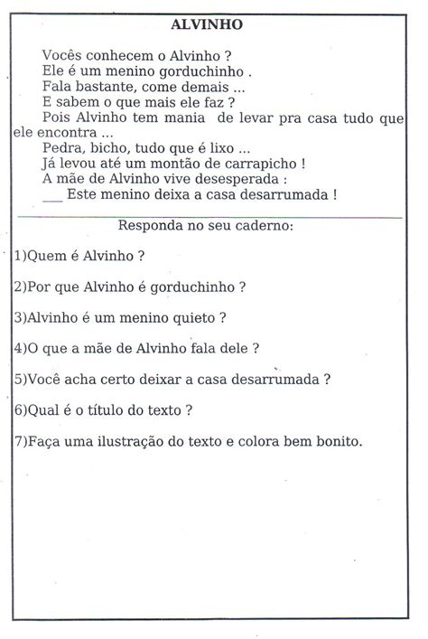 EDUCAR PARA A VIDA Leituras 2º ano