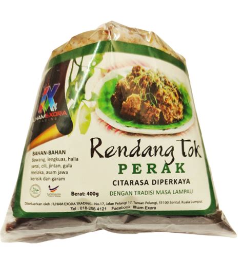 Pes Rendang Tok Perak Ayam Daging Pes Rendang Segera Pes