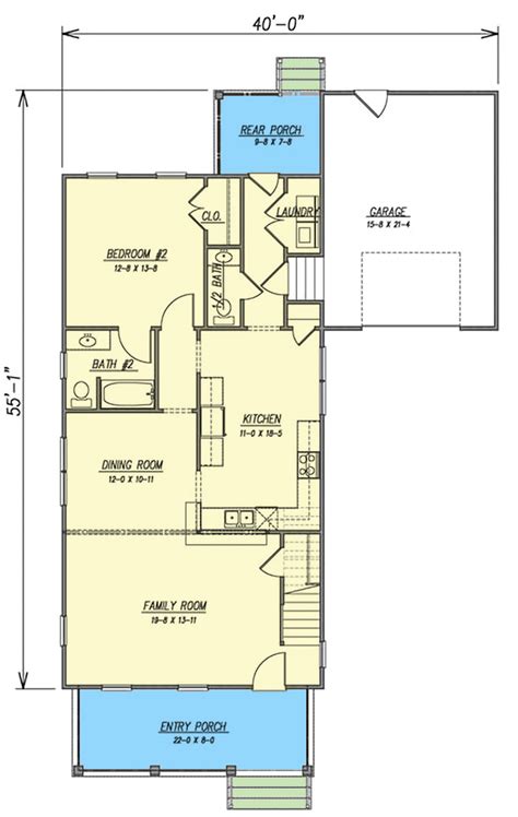 Two Story Colonial Home Plan With Guest Suite 31585gf Architectural Designs House Plans