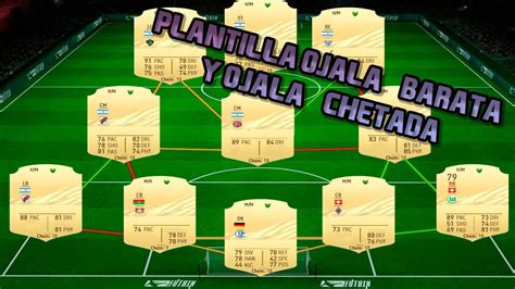 PLANTILLA BARATA Y CHETADA FIFA 21 YouTube