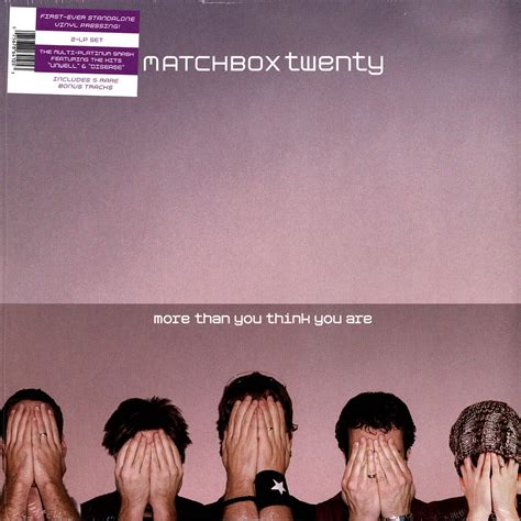 Matchbox Twenty More Than You Think You Are Vinyl 2lp 2023 Eu Original Hhv