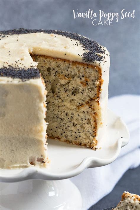 Vanilla Poppy Seed Cake Artofit