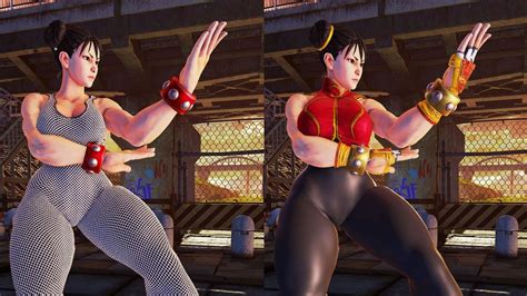 STREET FIGHTER V MODS CHUN LI BAREFOOT NOSTALGIA SPANDEX PC ONLY