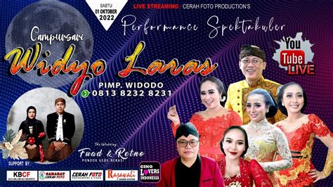 LIVECAMPURSARI WIDYO LARAS 0813 8232 8231 PERNIKAHAN Retno Fuad