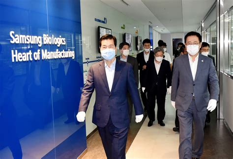 Incheon Mayor Visits Samsung Biologics Upon Plant 4 Expansion Samsung