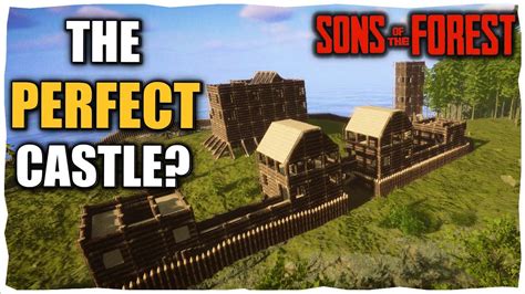 How I Built An Impenetrable Castle In Sons Of The Forest Youtube