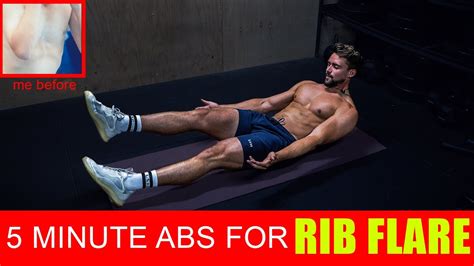 Minute Home Ab Oblique Workout For Rib Flare Youtube