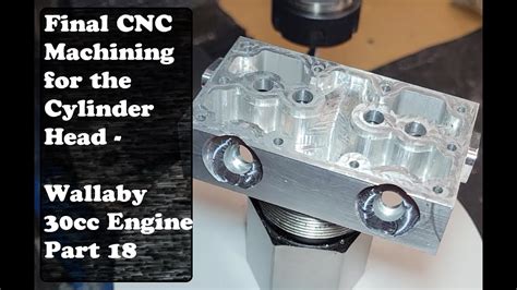 Machining The Cylinder Head Spark Plug Holes Wallaby Cc Engine