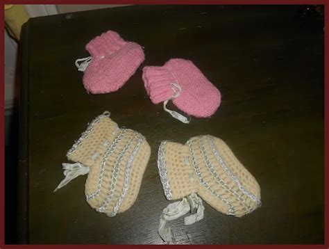 Knitted Doll Booties For Composition Or Bisque Baby Doll Ruby Lane