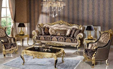 Fenomen Black Sofa Set - Turkey Classic Furniture - Luxury Furniture Models