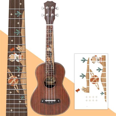 Novelty Cross Inlay Decals Guitar Fretboard Sticke Grandado