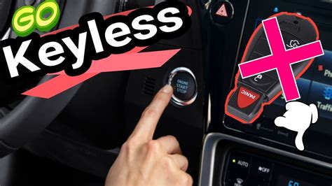 How We Install Push To Start System Button In Your Car Keyless PKE PEM