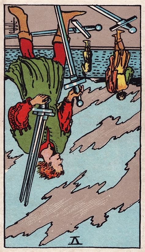 Five Of Swords Reversed AND Six Of Pentacles Tarot Cards Together