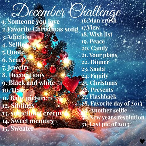 instagram. december challenge | December challenge, December photo ... 