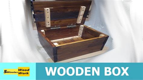 How To Make A Wooden Box Youtube