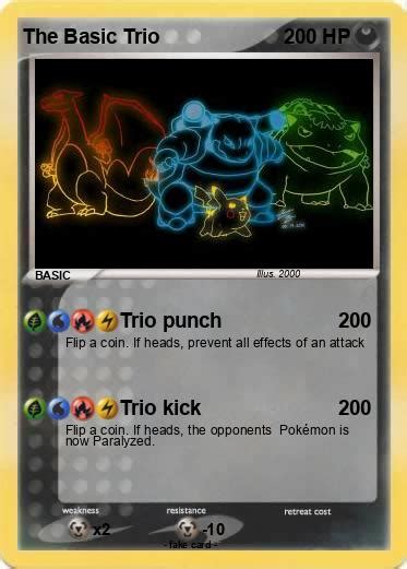 Pokémon The Basic Trio 1 1 Trio Punch My Pokemon Card