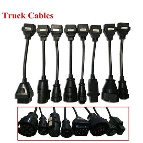 Full Set Tcs Cdp Truck Cables For Tcs Cdp Pro Plus Scanner Truck Cable Obd2 Obdii Trucks