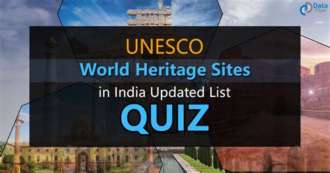 GK Quiz On UNESCO World Heritage Sites In India DataFlair