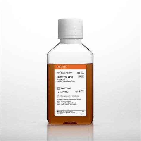 35 073 Cv Corning® Fetal Bovine Serum 500 Ml Premium United States