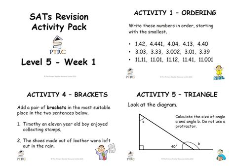 Year 6 Sats Style Comprehension Questions Year 6 Revision Reading A