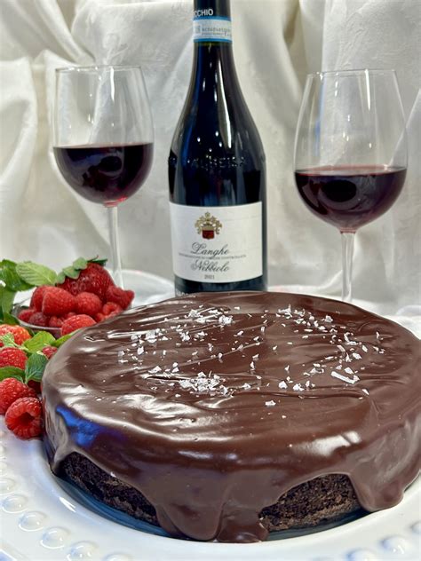 Red Wine Chocolate Cake With Chocolate Red Wine Ganache Carfagnas