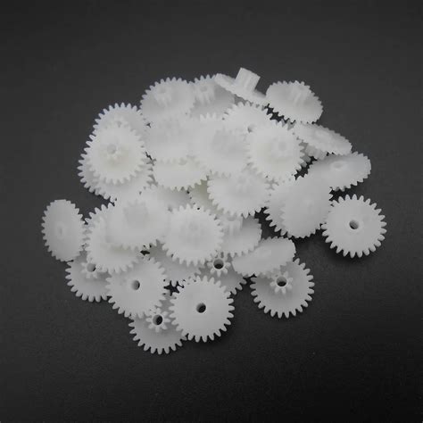 50Pcs 0 5 Modulus 0 5M Double Gear Reduction Bilayer Gears 26 Teeth 8