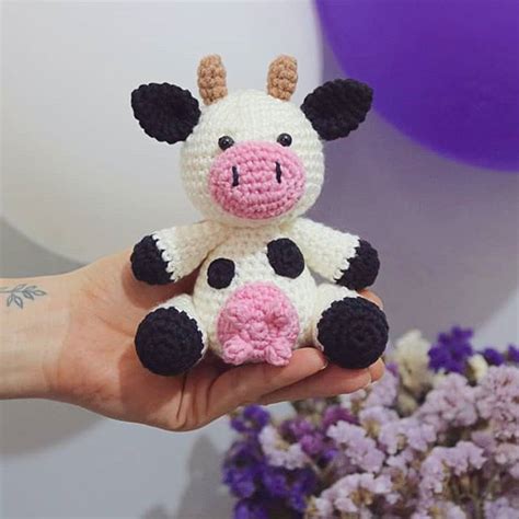 Mini Amigurumi Cow Free Crochet Pattern Free Amigurumi