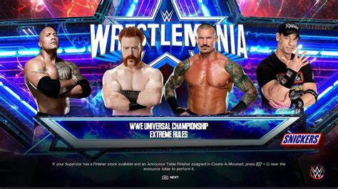 Wwe 2k23 The Rock Vs Sheamus Vs Randy Orton Vs John Cena Youtube