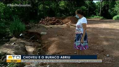 Bom Dia Tocantins Moradores Do Setor Alto Da Boa Vista Em Gurupi