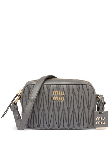 Miu Miu Matelassé Nappa Leather Shoulder Bag Farfetch