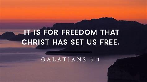 Galatians For Freedom Christ Has Set Us Free Galatians