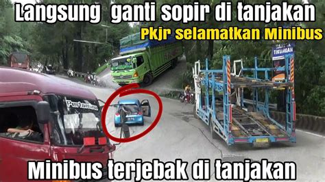 Aksi Heroik Pkjr Selamat Kan Minibus Terjebak Di Tanjakan Sitinjau