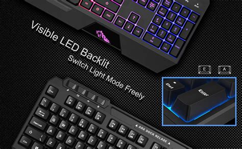 Anivia Gaming Keyboard And Mouse Set Wired Led Backlight Keyboard