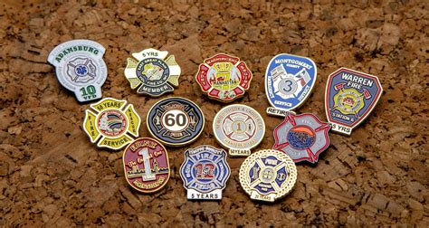 Custom Service Pins Fire Department Pins