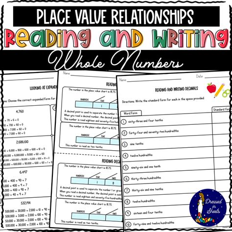 4th Grade Reading And Writing Whole Numbers Made By Teachers