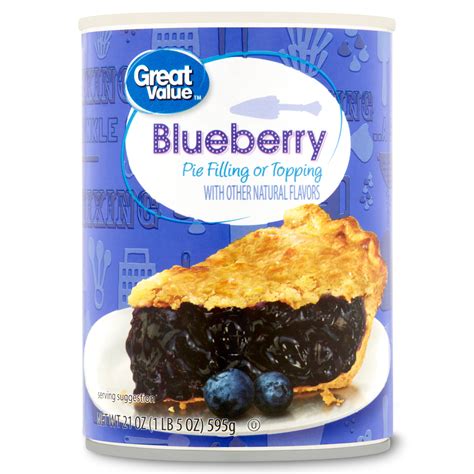 Great Value Pie Filling Blueberry