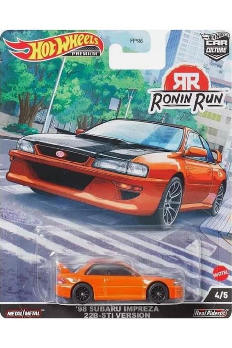 Hot Wheels Premium Subaru Impreza B Sti Version Fpy Hck