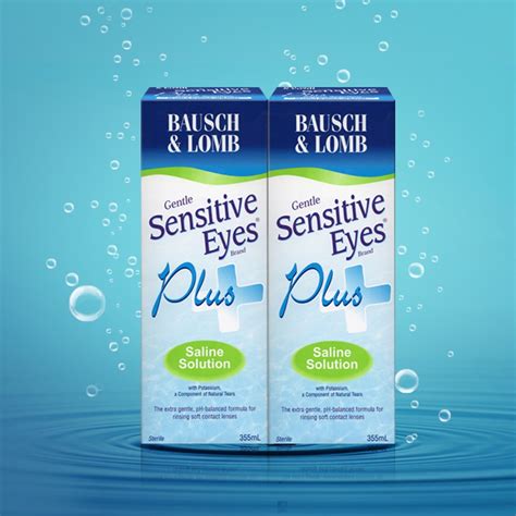 Bausch And Lomb Sensitive Eyes Plus Saline Solution 355ml X 2s Eye Care Watsons Singapore