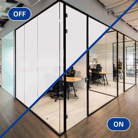 Glass Partition Switchable Pdlc Smart Dimming Film For Office China Switchable Privacy Glass