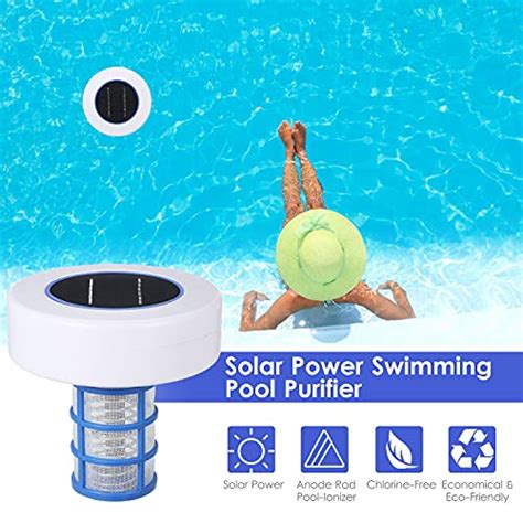 Mashem Purificateur De Piscine Nergie Solaire Ioniseur De Piscine