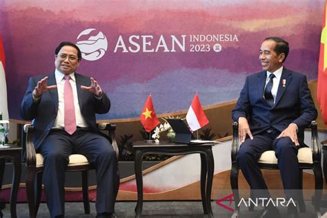 Presiden Jokowi Gelar Pertemuan Bilateral Dengan Pm Vietnam Antara News