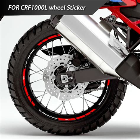 Motorcycle Wheel Sticker Reflective Rim Decal Hub Stripe Tape