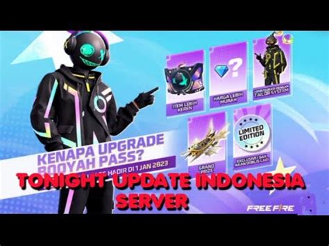 Free Fire Indonesia Server Tonight Update Ff Indonesia Server New