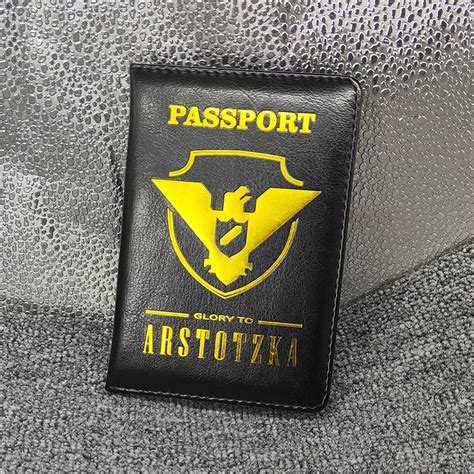 Passport Holder Pu Leather Covers For Passports Glory To Arstotzka