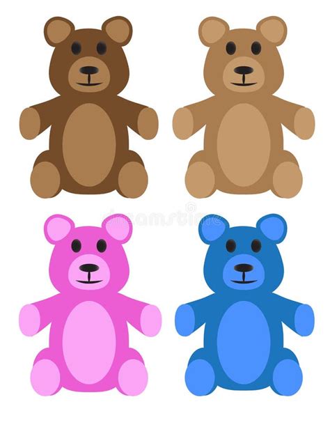 Stack Christmas Teddy Bears Stock Illustrations 5 Stack Christmas