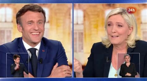 Débat de l entre deux tours Macron se marre et fracasse Le Pen