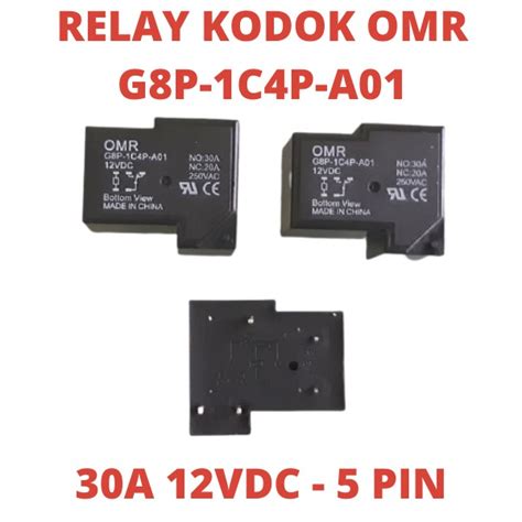 Jual Relay Kodok V A Omr Pin Kaki Relai Rilay Rilai Volt V