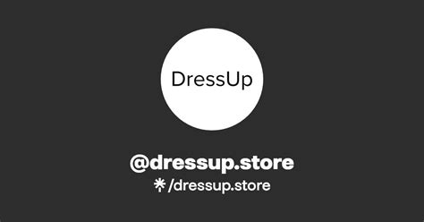 Dressup Store Instagram Facebook TikTok Linktree